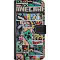 Miniatyrbilde 3 av 3: Samsung Galaxy A02s Lommeboketui Minecraft Kunsthåndverk