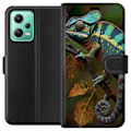 Miniatyrbillede 1 af 3: Xiaomi Redmi Note 12 Tegnebogsetui Edderkop Grafisk Streetwear Design Dyremønster Moderne Bylivsstil Populært Motiv Kreativ Kunst Trend