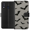 Miniatyrbillede 1 af 3: Samsung Galaxy A40 Tegnebogsetui Flutterprint