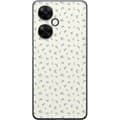 Kompatibelt Mobildeksel til OnePlus Nord CE3 Beige blomsterillustrasjon beige