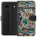 Miniatyrbillede 1 af 3: Google Pixel 7a Tegnebogsetui Minecraft Kunst