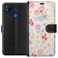 Miniatyrbillede 1 af 3: Xiaomi Redmi 9C Tegnebogsetui Blomster