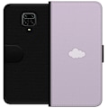 Pikkukuva 1 / 3: Xiaomi Redmi Note 9 Pro Lompakkokotelo Lila Pilvi - minimalistinen pilvi lila taustalla