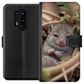 Miniatyrbillede 1 af 3: OnePlus 8 Pro Tegnebogsetui Rotte Smilende Dyremotiv By Motiv Urban Grafisk Design Populært Sjovt Motiv Kunstart Stil