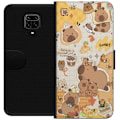 Pikkukuva 1 / 3: Xiaomi Redmi Note 9 Pro Lompakkokotelo Kawaii capybara mobilskal med gulliga djurmotiv