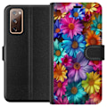 Miniatyrbild 1 av 3: Samsung Galaxy S20 FE Plånboksfodral Gerbera Blommor Färgglad Dekor Blommotiv Populärt Heminredning Färg Rik Väggkonst Design