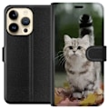 Miniatyrbillede 1 af 3: Apple iPhone 15 Pro Tegnebogsetui Kat