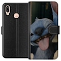 Pikkukuva 1 / 3: Huawei P20 lite Lompakkokotelo Stitch Söpö Alien - Sininen Suosikki Ulkoavaruudesta