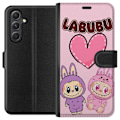 Miniatyrbillede 1 af 3: Samsung Galaxy A35 Tegnebogsetui Labubu Pink Monster