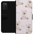 Miniatyrbillede 1 af 3: Samsung Galaxy A03s Tegnebogsetui Teddy Dior Vibes - luksuriøs bamse i modetil