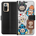 Miniatyrbillede 1 af 3: Xiaomi Redmi Note 10 Pro Tegnebogsetui Labubu figur samling -