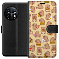 Miniatyrbillede 1 af 3: OnePlus 11R Tegnebogsetui Kawaii capybara mobilcover med flere søde figurer