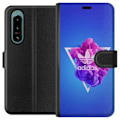 Miniatyrbilde 1 av 3: Sony Xperia 5 IV Lommeboketui Adidas-inspirert blått design -