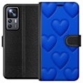 Pikkukuva 1 / 3: Xiaomi 12T Lompakkokotelo Siniset Sydämet