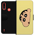 Pikkukuva 1 / 3: Motorola Moto E7 Power Lompakkokotelo Peeking Shinchan