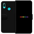 Miniatyrbillede 1 af 3: Huawei P smart 2019 Tegnebogsetui Stolt Hjerter