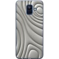 Miniatyrbillede 1 af 3: Samsung Galaxy A6 (2018) Gennemsigtig cover Sølvbølger