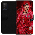 Miniatyrbillede 1 af 3: Samsung Galaxy A03s Tegnebogsetui Ronaldo Færdigheder - CR7 Design for Ægte Fans