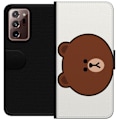 Pikkukuva 1 / 3: Samsung Galaxy Note20 Ultra Lompakkokotelo line friends brown