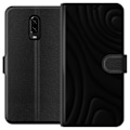 Miniatyrbillede 1 af 3: OnePlus 6T Tegnebogsetui Sorte Bølger