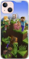 Kompatibelt Mobilskal till Apple iPhone 13 MineCraft
