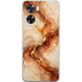 Kompatibelt Mobildeksel til OnePlus Nord N20 SE Bronsemarmor beige