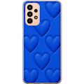 Miniatyrbillede 1 af 3: Samsung Galaxy A23 Gennemsigtig cover Blå Hjerter