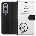 Miniatyrbild 1 av 3: OnePlus Nord CE4 Lite Plånboksfodral You Don’t Know My Password – edgy textmotiv med attityd