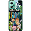 Pikkukuva 1 / 3: Xiaomi Redmi Note 12 Läpinäkyvä kuori Minecraft-matkapuhelinkotelo metsällä ja pikselityylisillä hahmoilla