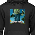 Miniatyrbillede 1 af 8: Børne-Hoodie | Blød Hættetrøje til Børn A Minecraft Movie sort 12-13 År