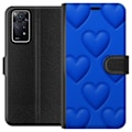 Miniatyrbilde 1 av 3: Xiaomi Redmi Note 11 Pro 5G Lommeboketui Blå Hjerter