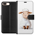 Pikkukuva 1 / 3: Apple iPhone 8 Plus Lompakkokotelo Suloinen Lammas - lasten ja