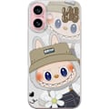 Miniatyrbillede 1 af 3: Apple iPhone 16 Gennemsigtig cover Labubu Minimal Mood - Enkel og stilren monsterdesign
