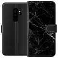 Kompatibel Tegnebogsetui til Samsung Galaxy S9+ Sort marmor