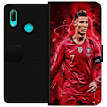 Miniatyrbillede 1 af 3: Huawei P smart 2019 Tegnebogsetui Ronaldo Færdigheder - CR7 Design for Ægte Fans