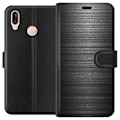 Miniatyrbillede 1 af 3: Huawei P20 lite Tegnebogsetui Børstet Metal