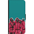 Miniatyrbillede 3 af 3: Xiaomi Mi 11 Tegnebogsetui Squid Game Karakterer Grafisk Design Seriefigurer Populær TV Motiv Asiatisk Stil Spændende Trend