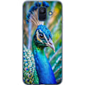 Pikkukuva 1 / 3: Samsung Galaxy A6 (2018) Läpinäkyvä kuori Pavun Sulat Värikäs Design Lintuaihe Eksoottinen Graafinen Suunnittelu Luonto Ylellinen Koristelu