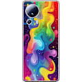 Miniatyrbild 1 av 3: Xiaomi 13 Lite Genomskinligt Skal Color Splash Abstrakt Konst Design Färgstarkt Mönster Modern Populär Väggkonst Grafiskt Trend