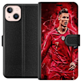 Miniatyrbilde 1 av 3: Apple iPhone 13 mini Lommeboketui Ronaldo Ferdigheter - CR7 Design for Ekte Supportere