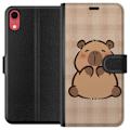 Miniatyrbillede 1 af 3: Apple iPhone XR Tegnebogsetui Mobilskal kawaii capybara flera figurer japansk stil