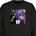 Miniatyrbillede 1 af 3: Sweatshirt til Børn | Blød & Klassisk Sweatshirt IF: Låtsaskompisar sort one size