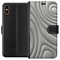 Miniatyrbillede 1 af 3: Apple iPhone XS Tegnebogsetui Sølvbølger