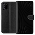 Miniatyrbillede 1 af 3: Samsung Galaxy A41 Tegnebogsetui Sorte Bølger