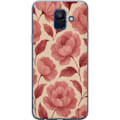Miniatyrbild 1 av 3: Samsung Galaxy A6 (2018) Genomskinligt Skal Rose Bloom