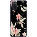 Kompatibel Mobilcover til Samsung Galaxy A03s Blomstermønster Sort