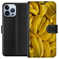 Miniatyrbillede 1 af 3: Apple iPhone 13 Pro Max Tegnebogsetui Banan mønster