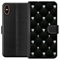 Pikkukuva 1 / 3: Apple iPhone XS Lompakkokotelo Bling Sydän