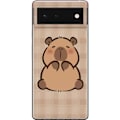 Pikkukuva 1 / 3: Google Pixel 6 Läpinäkyvä kuori Mobilskal kawaii capybara flera figurer japansk stil