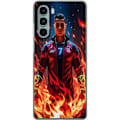 Miniatyrbillede 1 af 3: Motorola Moto G200 5G Gennemsigtig cover Ronaldo Inferno - fod